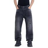 Dark Grey Denim Jeans